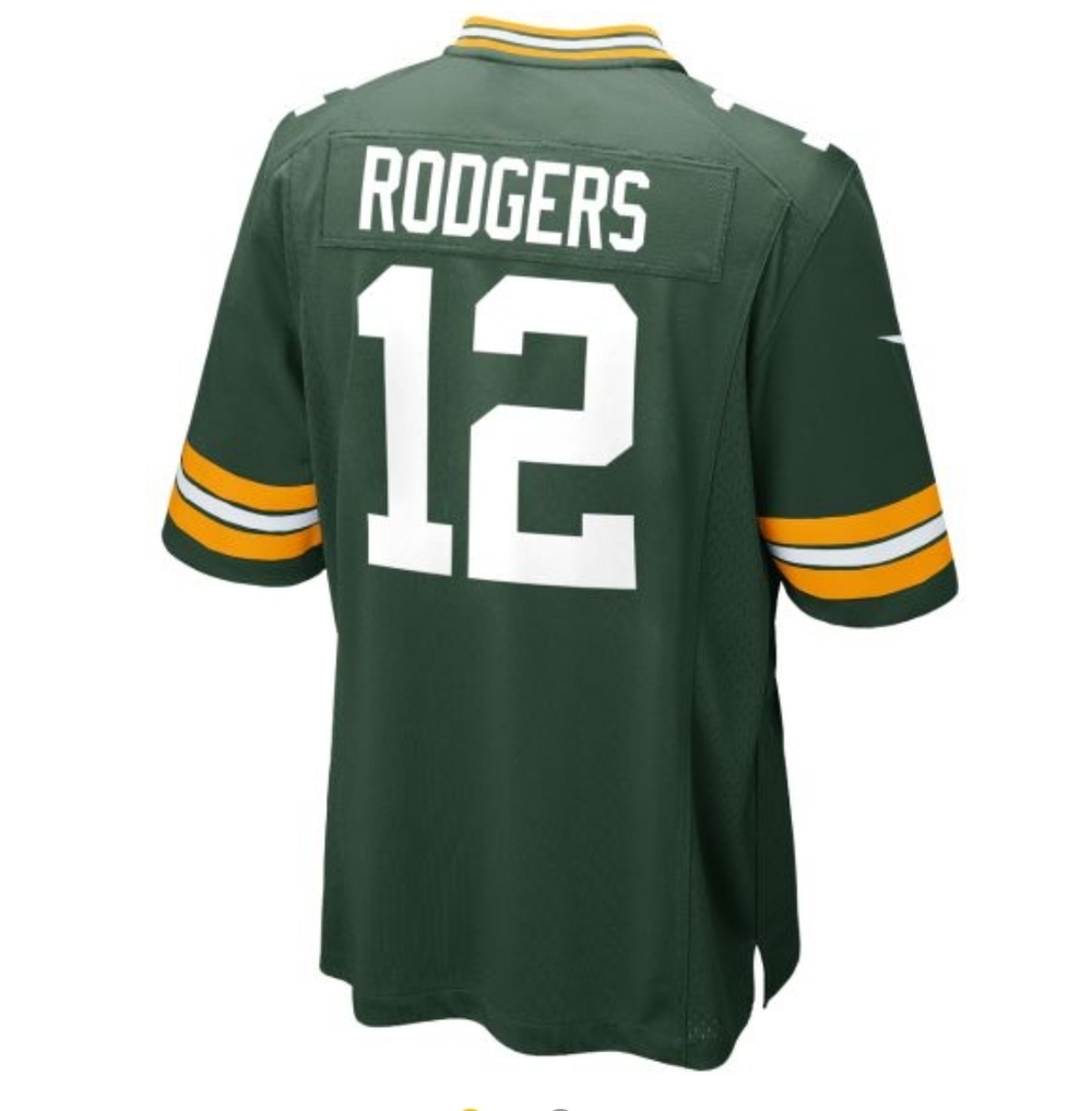 NIKE GREEN BAY PACKERS SIZE MEDIUM JERSEY LOOKS  GOOD CONDITION